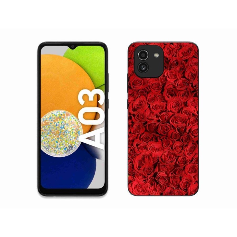 Gélový kryt mmCase na mobil Samsung Galaxy A03 - ruža