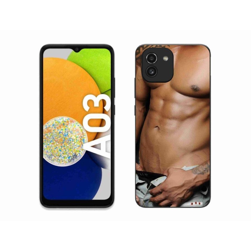 Gélový kryt mmCase na mobil Samsung Galaxy A03 - sexy muž