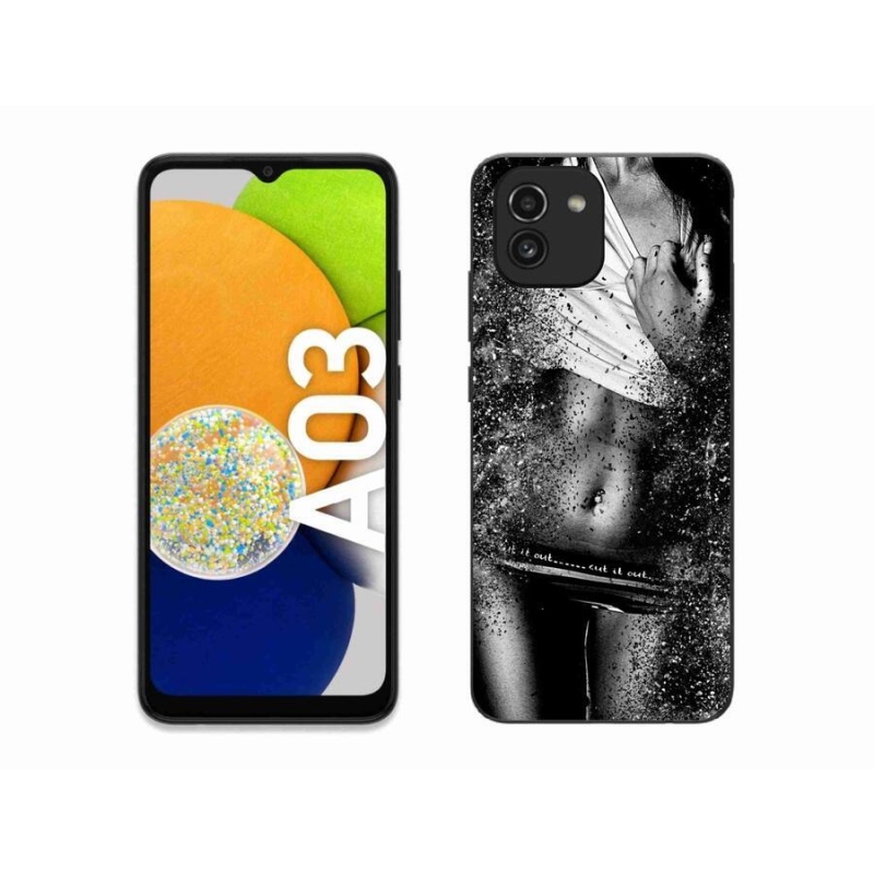 Gélový kryt mmCase na mobil Samsung Galaxy A03 - sexy žena 1