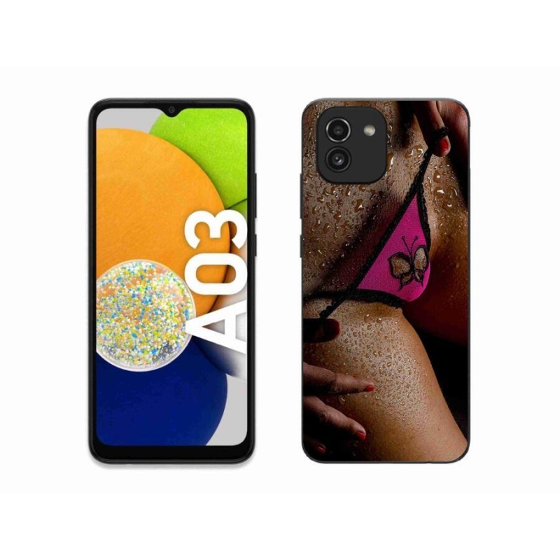 Gélový kryt mmCase na mobil Samsung Galaxy A03 - sexy žena