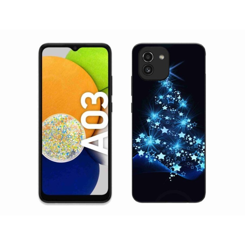 Gélový kryt mmCase na mobil Samsung Galaxy A03 - vianočný stromček