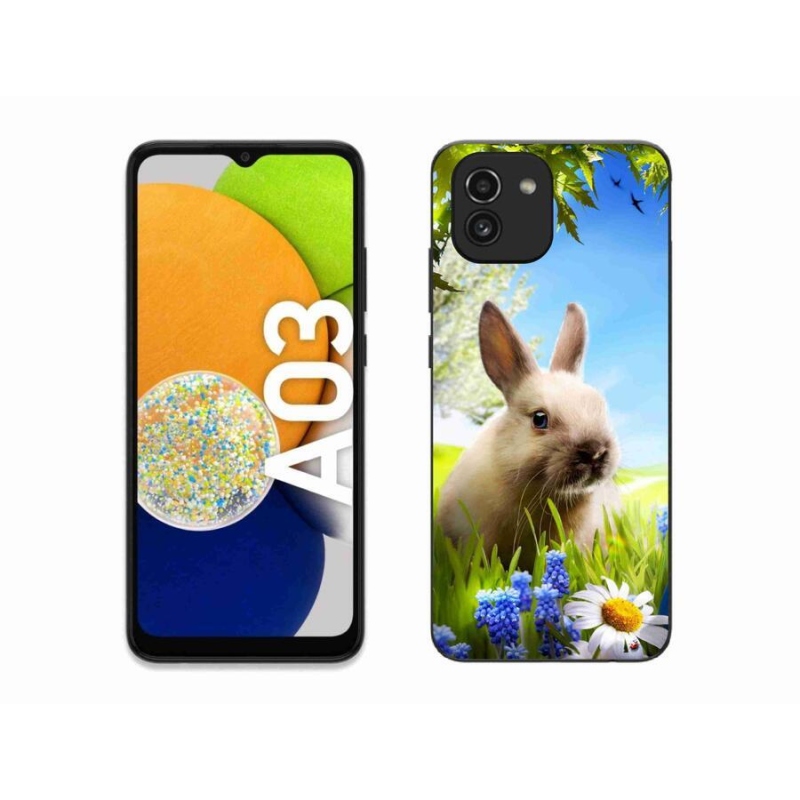 Gélový kryt mmCase na mobil Samsung Galaxy A03 - zajačik