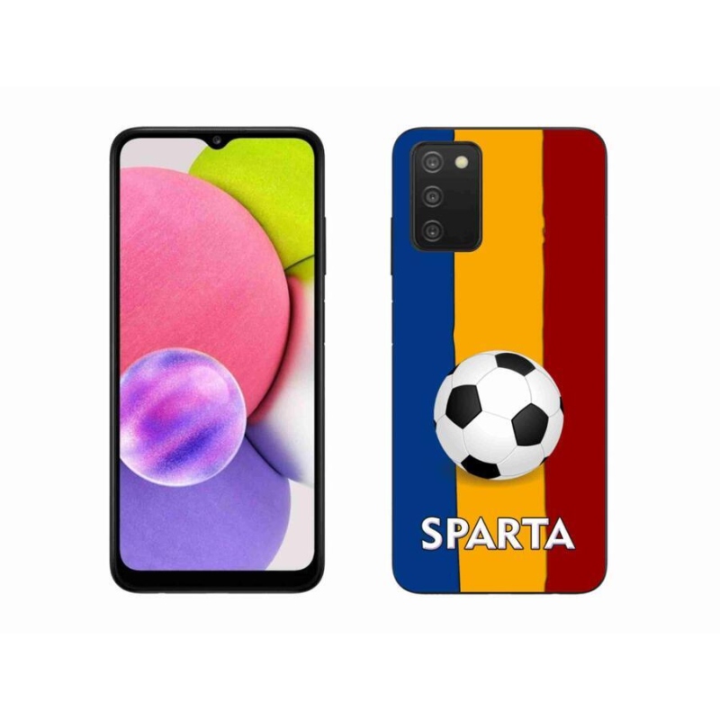 Gélový kryt mmCase na mobil Samsung Galaxy A03s (166.6 x 75.9 x 9.1) - futbal 1