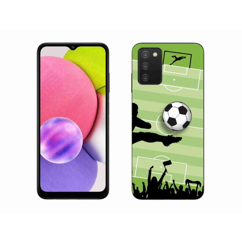 Gélový kryt mmCase na mobil Samsung Galaxy A03s (166.6 x 75.9 x 9.1) - futbal 3