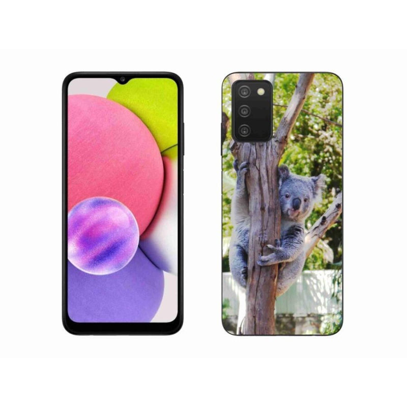 Gélový kryt mmCase na mobil Samsung Galaxy A03s (166.6 x 75.9 x 9.1) - koala