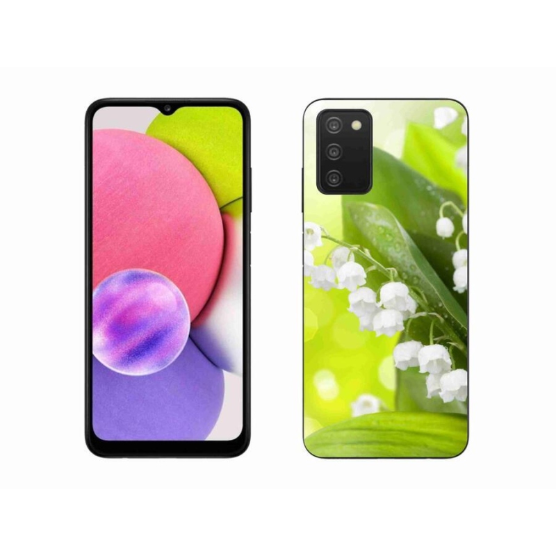 Gélový kryt mmCase na mobil Samsung Galaxy A03s (166.6 x 75.9 x 9.1) - konvalinka