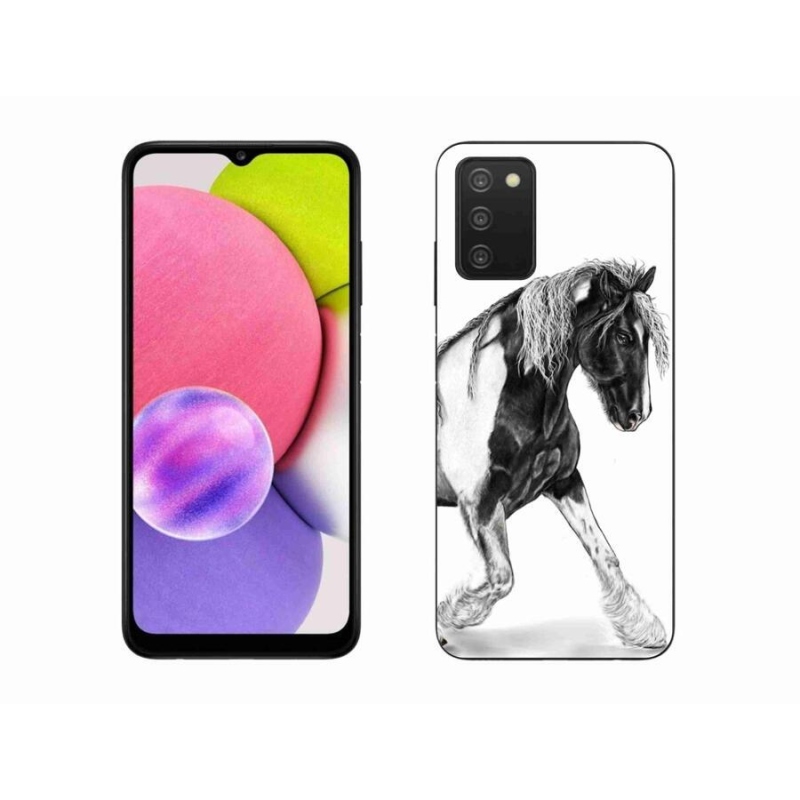 Gélový kryt mmCase na mobil Samsung Galaxy A03s (166.6 x 75.9 x 9.1) - kôň