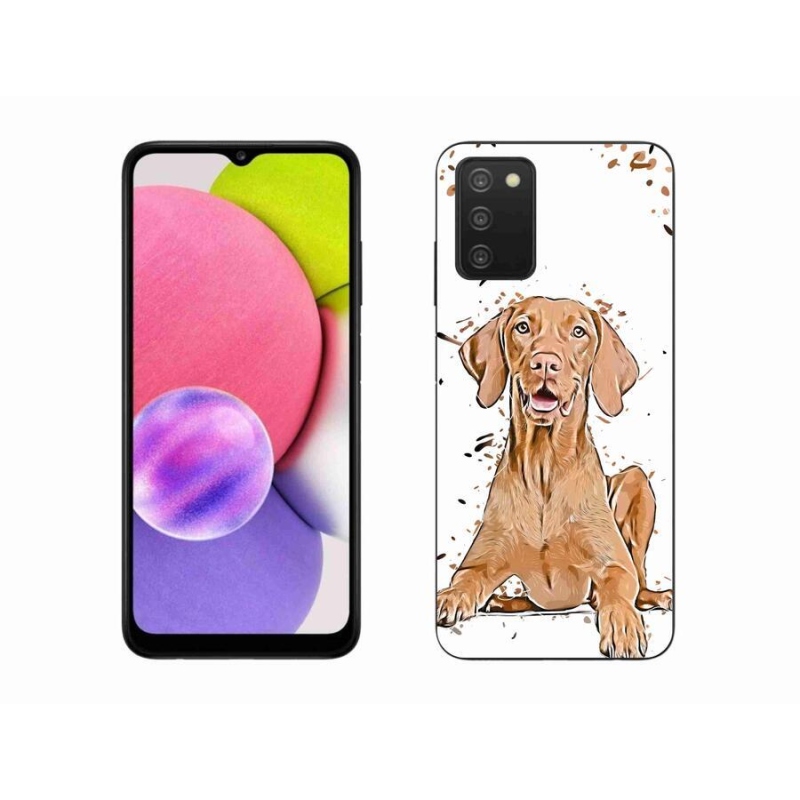 Gélový kryt mmCase na mobil Samsung Galaxy A03s (166.6 x 75.9 x 9.1) - maďar