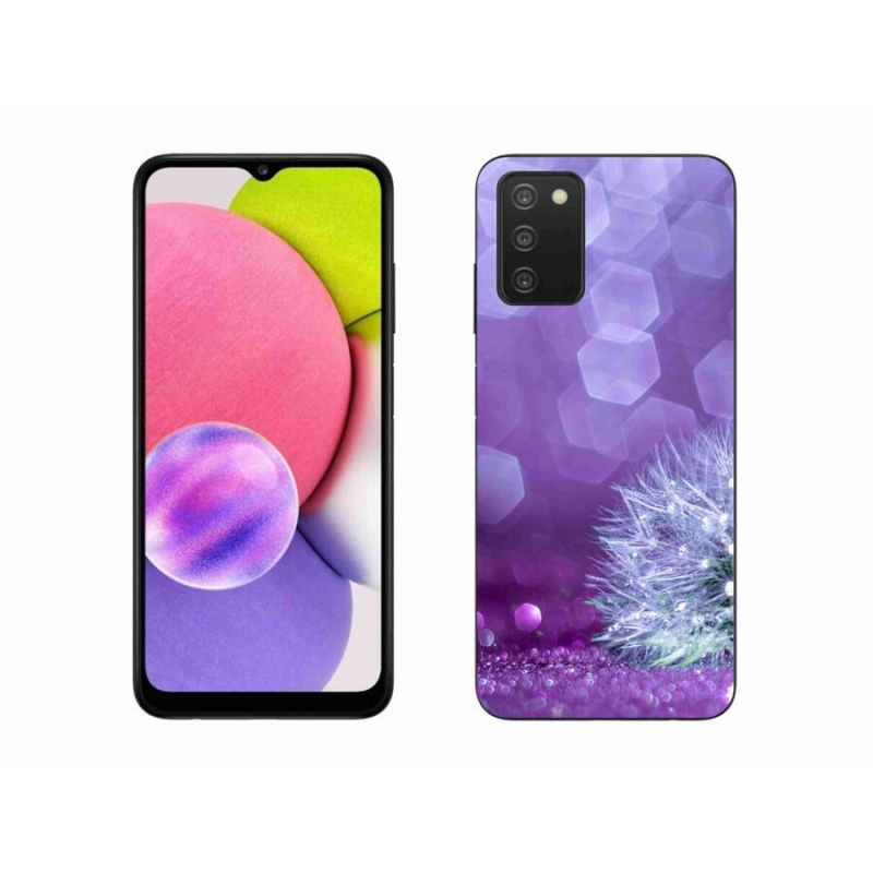 Gélový kryt mmCase na mobil Samsung Galaxy A03s (166.6 x 75.9 x 9.1) - odkvitnuté púpava 2