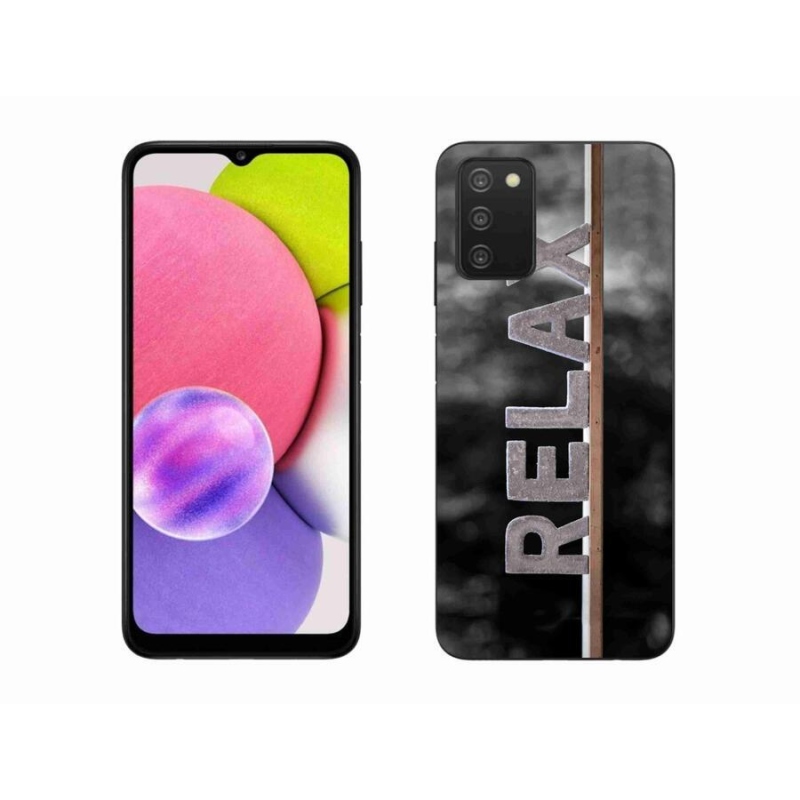 Gélový kryt mmCase na mobil Samsung Galaxy A03s (166.6 x 75.9 x 9.1) - relax 1