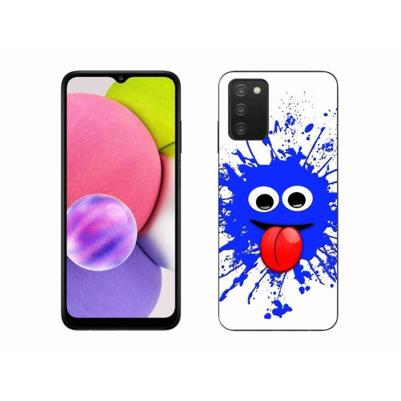 Gélový kryt mmCase na mobil Samsung Galaxy A03s (166.6 x 75.9 x 9.1) - strašidlo