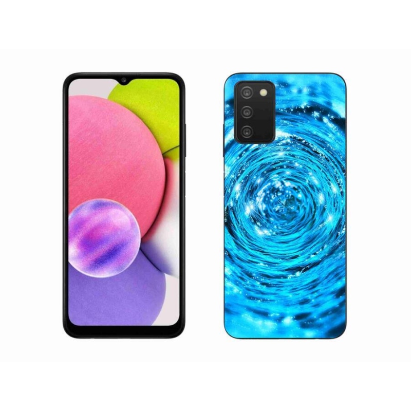 Gélový kryt mmCase na mobil Samsung Galaxy A03s (166.6 x 75.9 x 9.1) - vodný vír