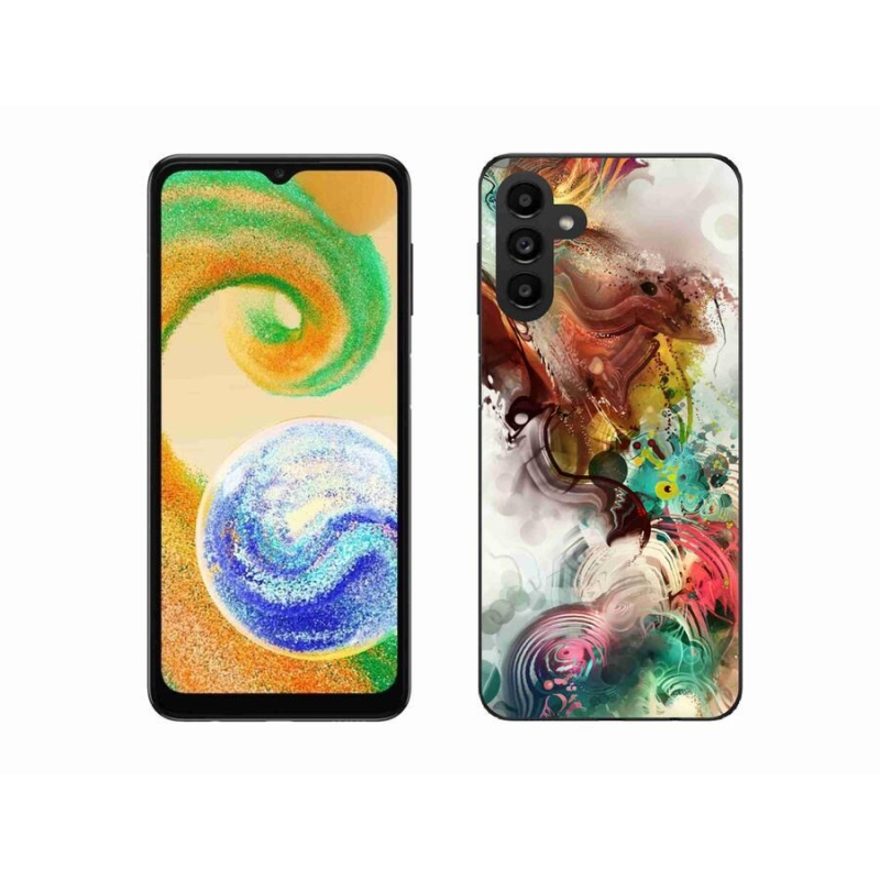 Gélový kryt mmCase na mobil Samsung Galaxy A04s (164.7x76.7x9.1mm) - abstrakt 1