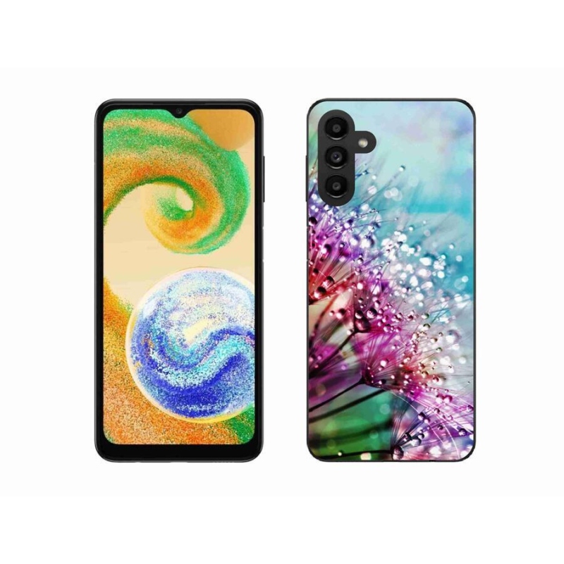 Gélový kryt mmCase na mobil Samsung Galaxy A04s (164.7x76.7x9.1mm) - farebné kvety