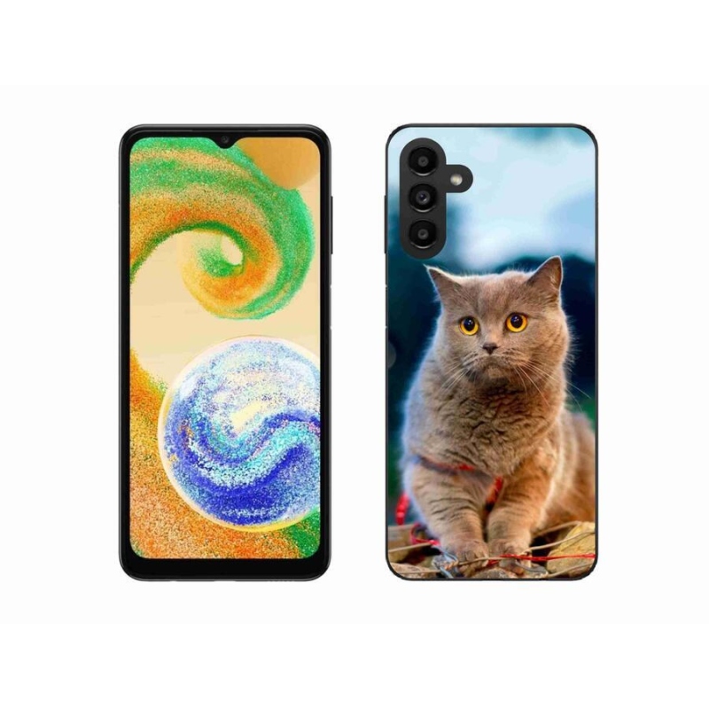 Gélový kryt mmCase na mobil Samsung Galaxy A04s (164.7x76.7x9.1mm) - britská modrá 2