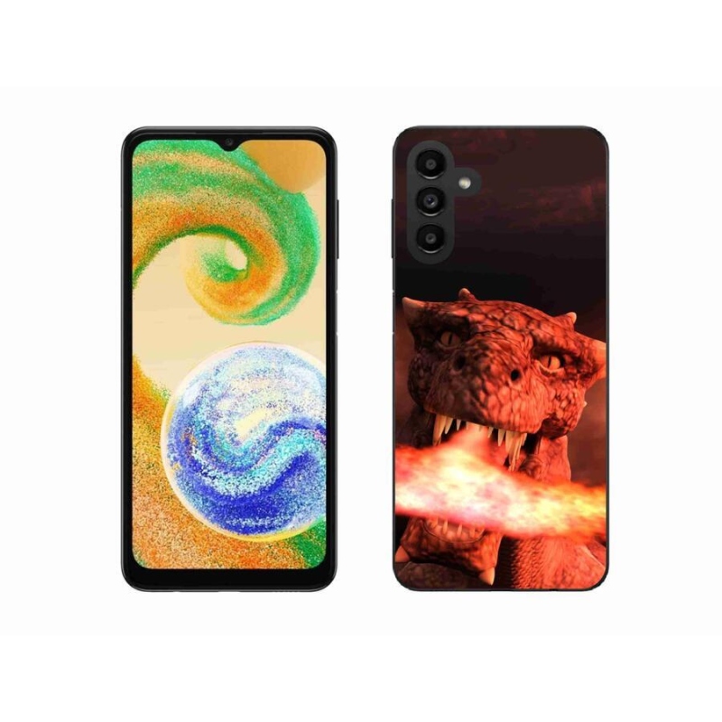 Gélový kryt mmCase na mobil Samsung Galaxy A04s (164.7x76.7x9.1mm) - drak