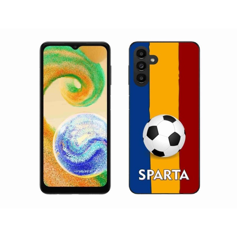 Gélový kryt mmCase na mobil Samsung Galaxy A04s (164.7x76.7x9.1mm) - futbal 1