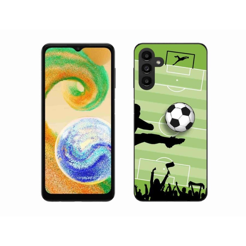 Gélový kryt mmCase na mobil Samsung Galaxy A04s (164.7x76.7x9.1mm) - futbal 3