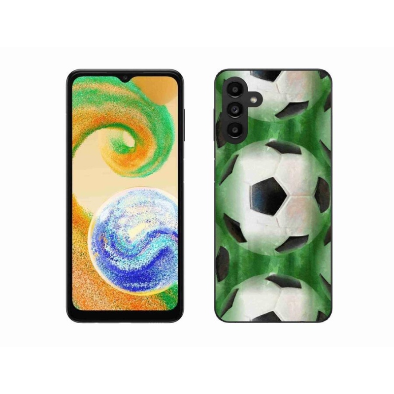 Gélový kryt mmCase na mobil Samsung Galaxy A04s (164.7x76.7x9.1mm) - futbalová lopta