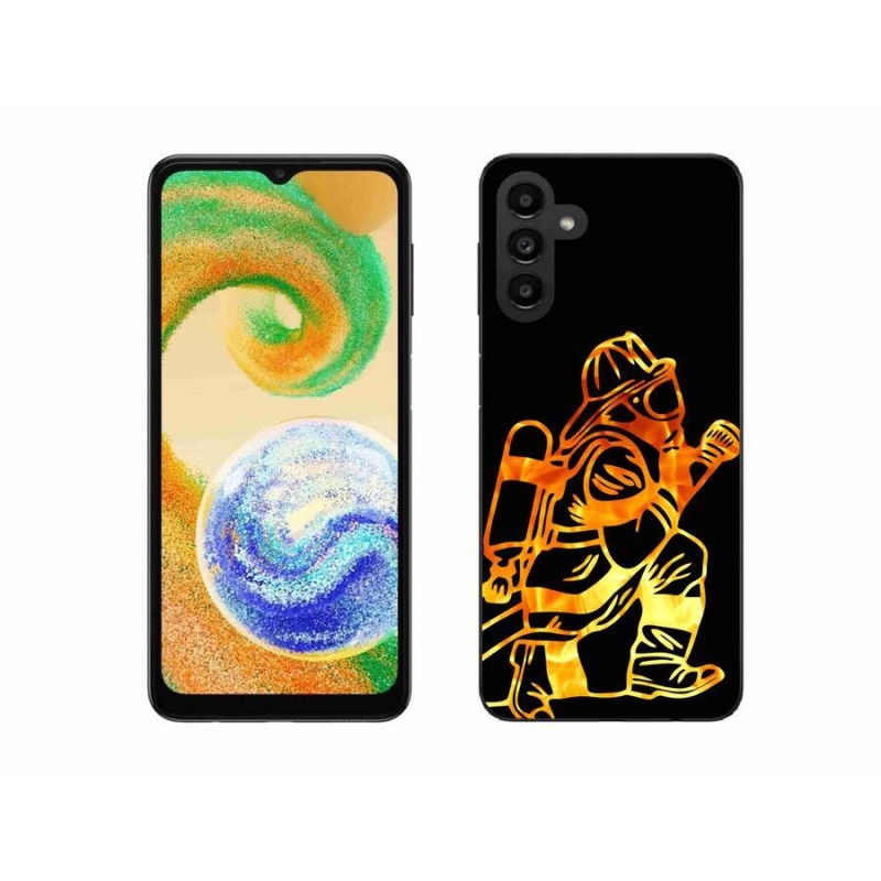 Gélový kryt mmCase na mobil Samsung Galaxy A04s (164.7x76.7x9.1mm) - hasič 1