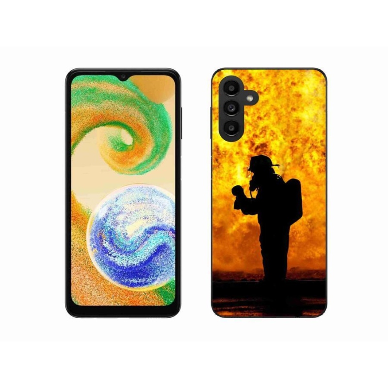 Gélový kryt mmCase na mobil Samsung Galaxy A04s (164.7x76.7x9.1mm) - hasič