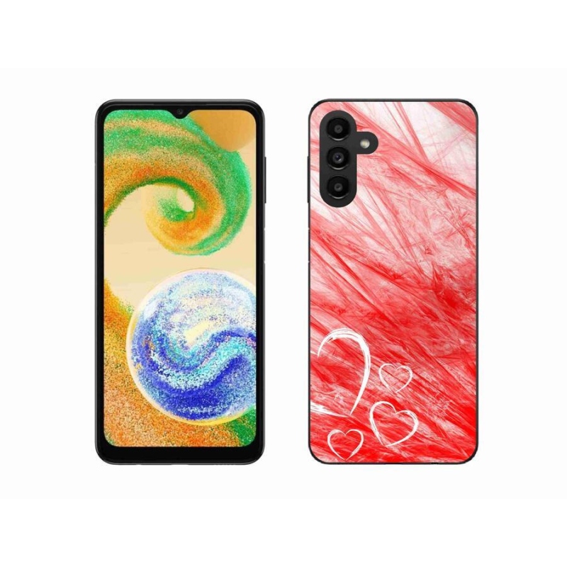 Gélový kryt mmCase na mobil Samsung Galaxy A04s (164.7x76.7x9.1mm) - heart