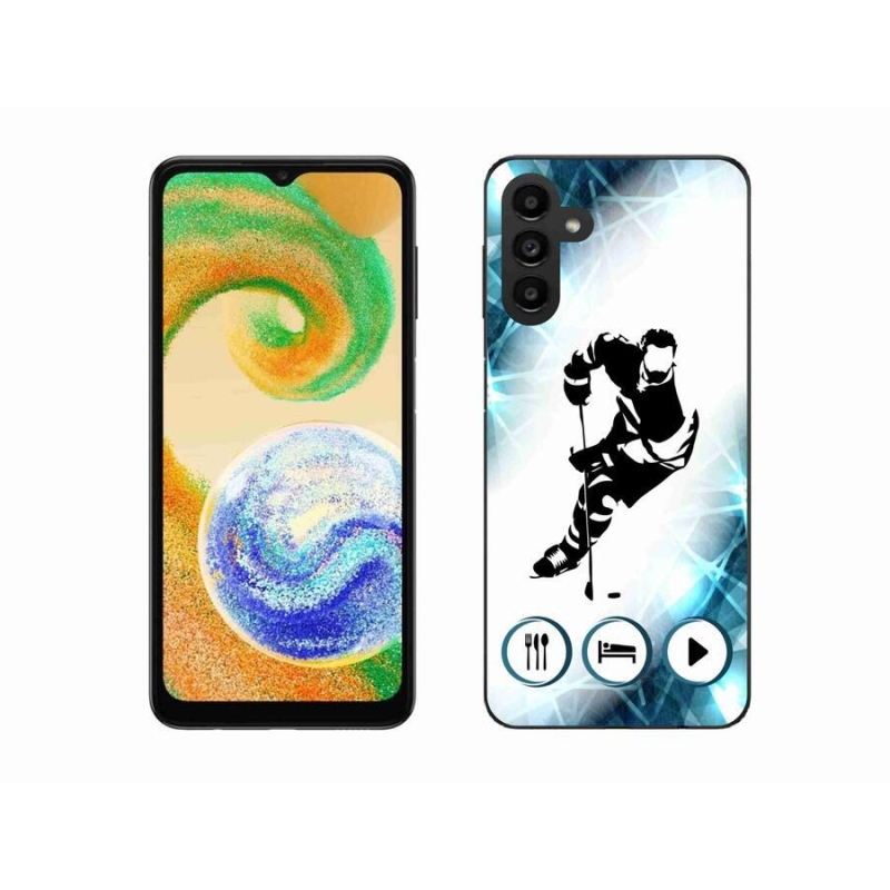 Gélový kryt mmCase na mobil Samsung Galaxy A04s (164.7x76.7x9.1mm) - hokej 1