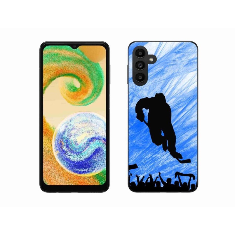 Gélový kryt mmCase na mobil Samsung Galaxy A04s (164.7x76.7x9.1mm) - hokejový hráč