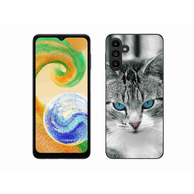 Gélový kryt mmCase na mobil Samsung Galaxy A04s (164.7x76.7x9.1mm) - mačacie pohľad 1