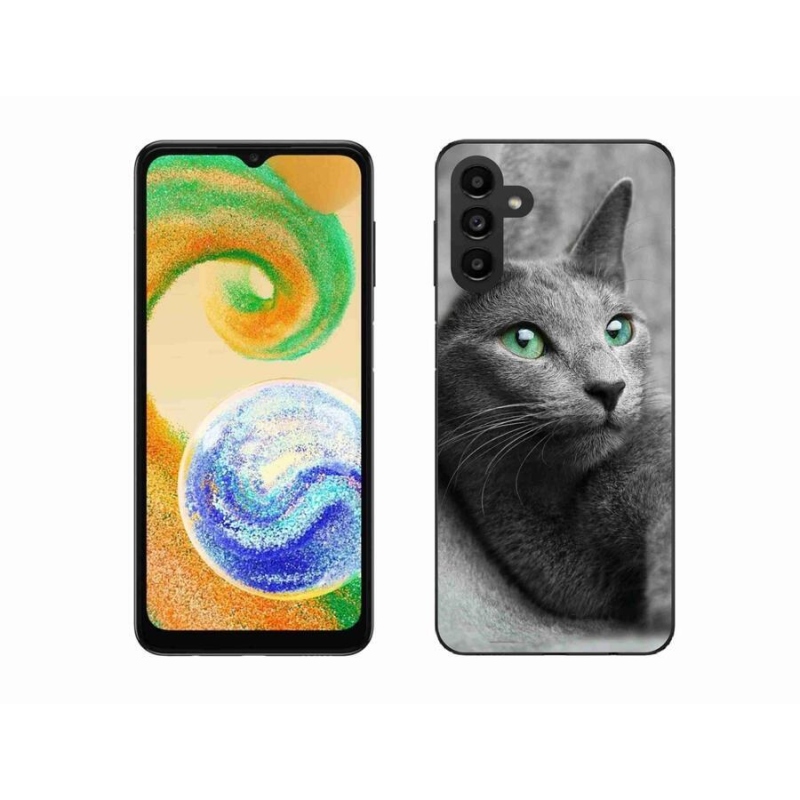 Gélový kryt mmCase na mobil Samsung Galaxy A04s (164.7x76.7x9.1mm) - mačka 2