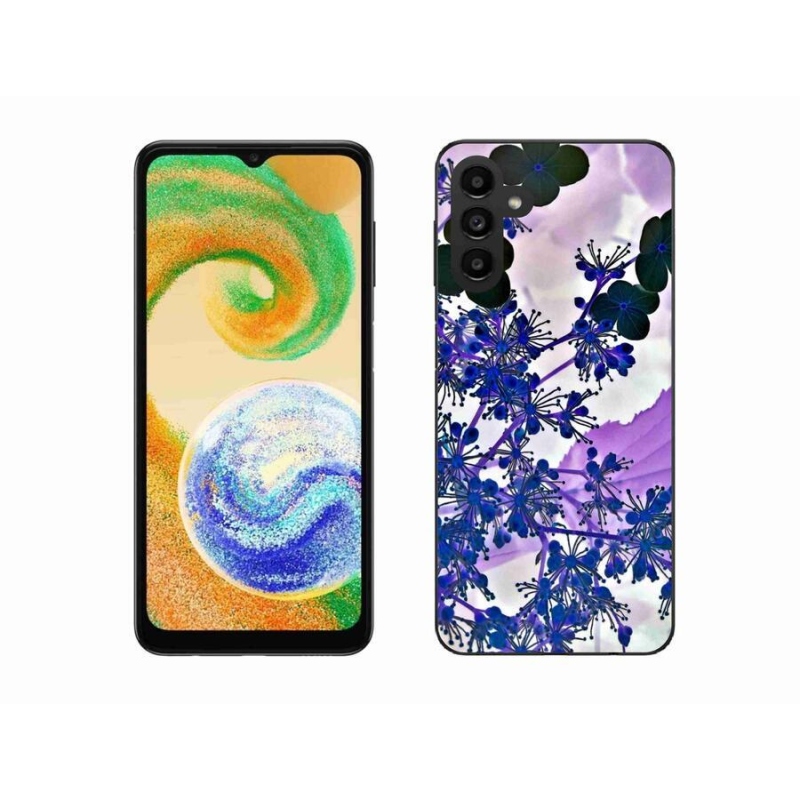 Gélový kryt mmCase na mobil Samsung Galaxy A04s (164.7x76.7x9.1mm) - kvet hortenzie