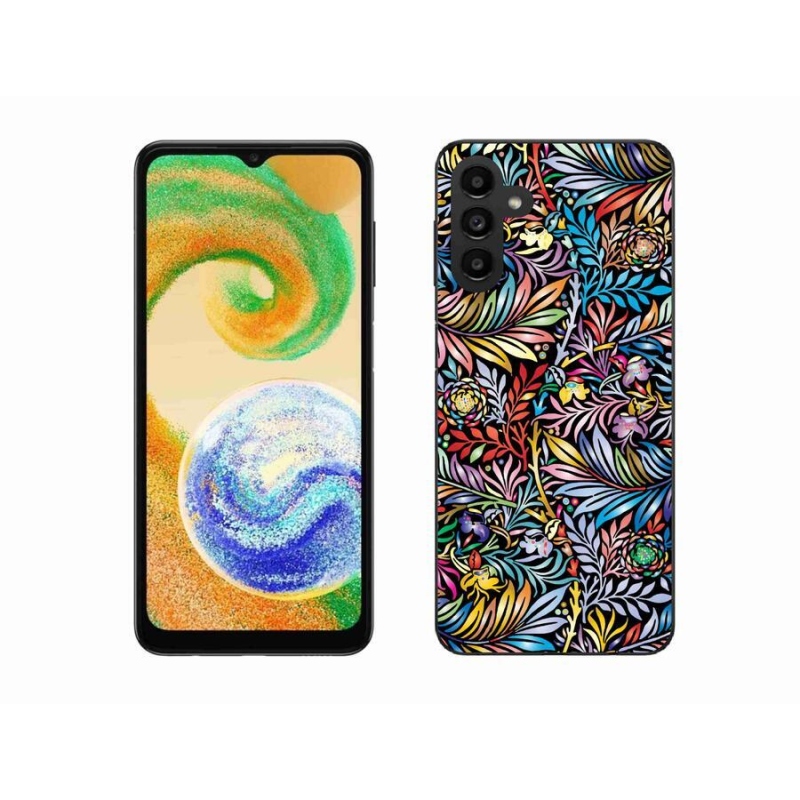 Gélový kryt mmCase na mobil Samsung Galaxy A04s (164.7x76.7x9.1mm) - kvety 5