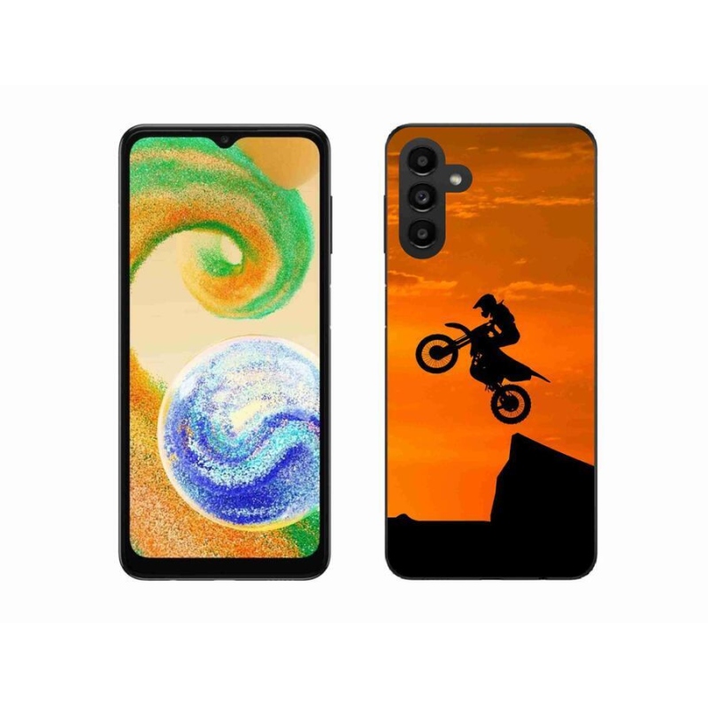 Gélový kryt mmCase na mobil Samsung Galaxy A04s (164.7x76.7x9.1mm) - motocross