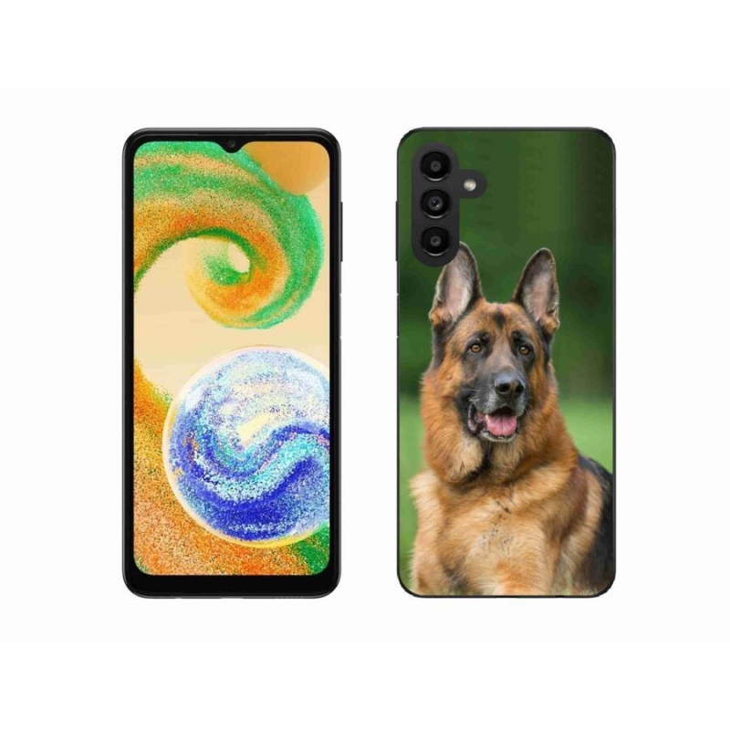 Gélový kryt mmCase na mobil Samsung Galaxy A04s (164.7x76.7x9.1mm) - nemecký ovčiak