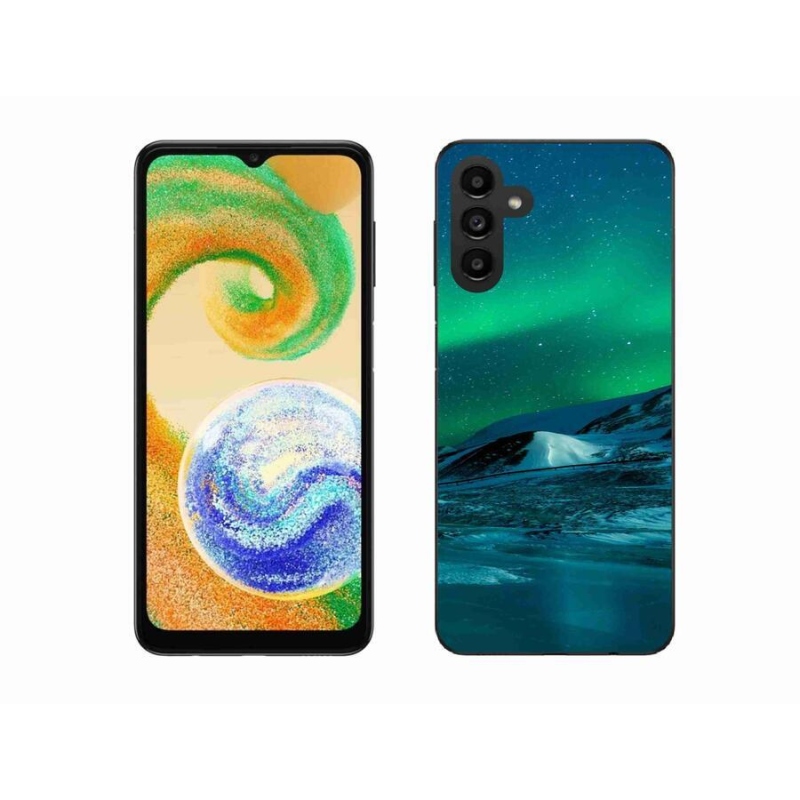 Gélový kryt mmCase na mobil Samsung Galaxy A04s (164.7x76.7x9.1mm) - polárna žiara