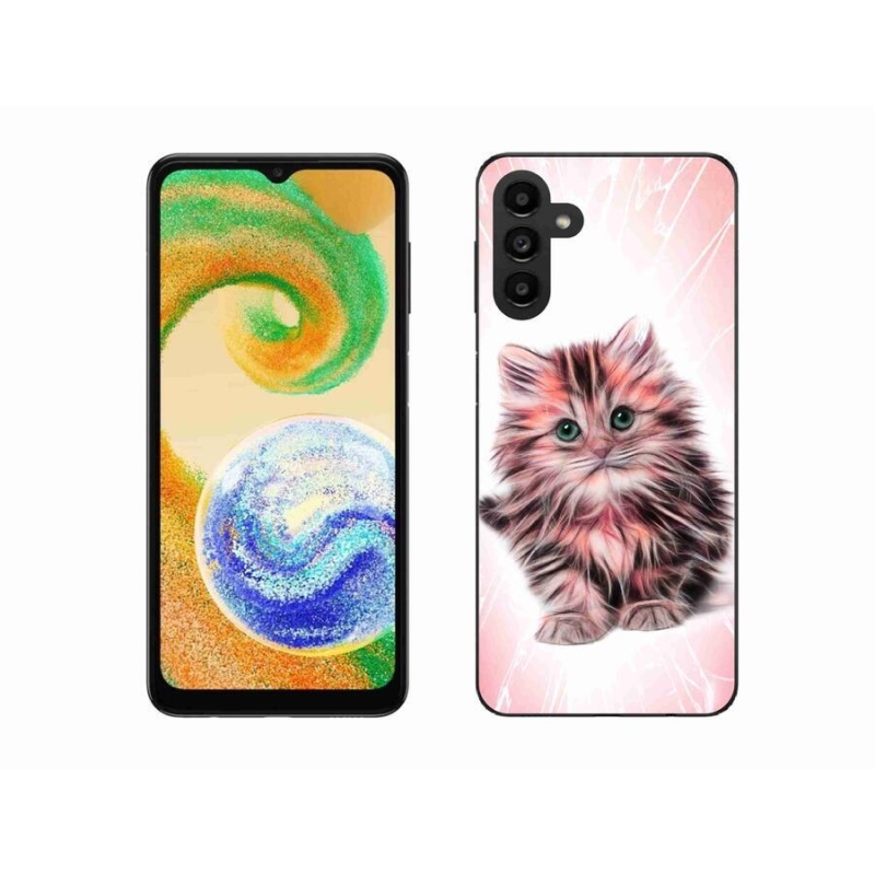 Gélový kryt mmCase na mobil Samsung Galaxy A04s (164.7x76.7x9.1mm) - roztomilé mačiatko