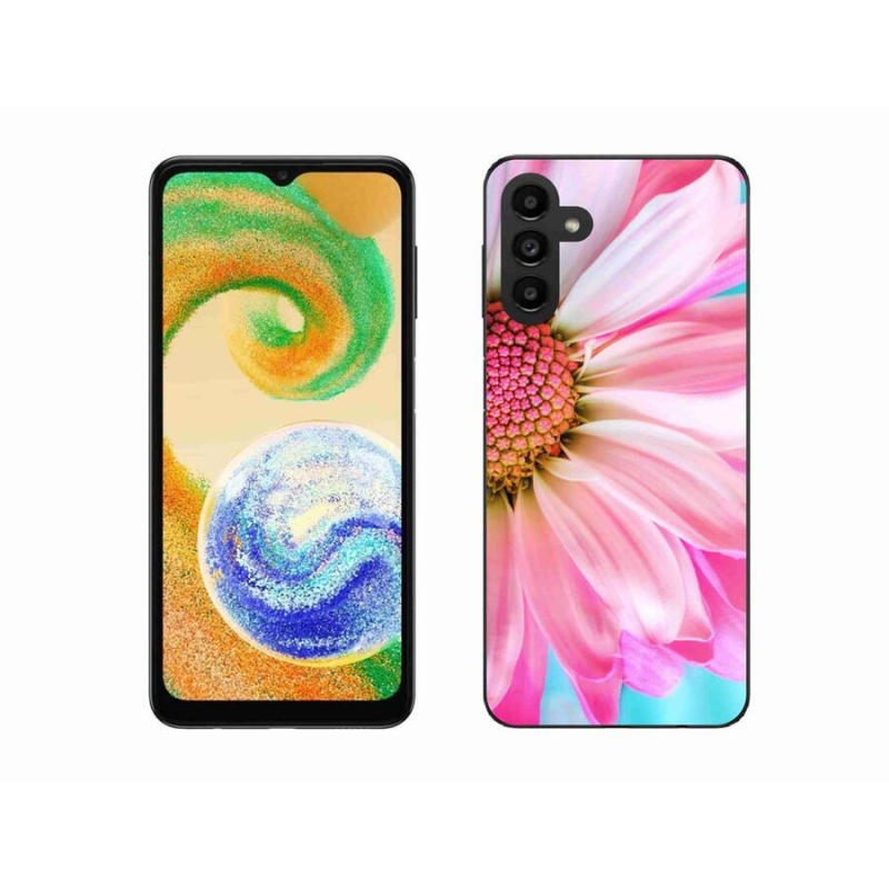 Gélový kryt mmCase na mobil Samsung Galaxy A04s (164.7x76.7x9.1mm) - ružová kvetina