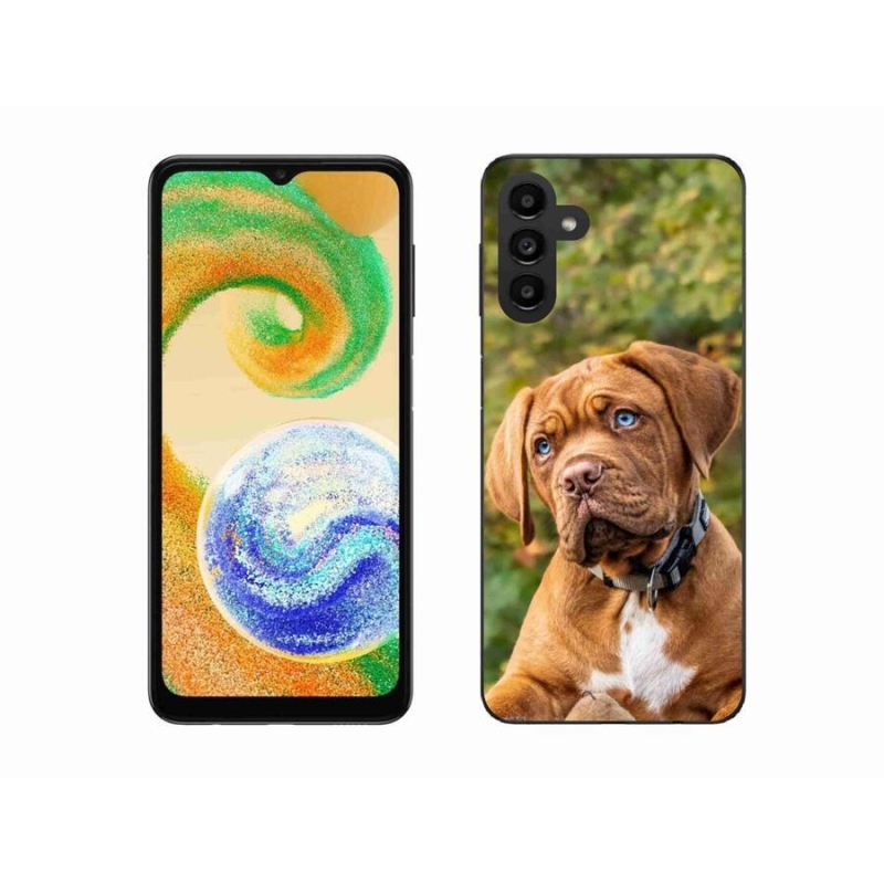 Gélový kryt mmCase na mobil Samsung Galaxy A04s (164.7x76.7x9.1mm) - šteňa