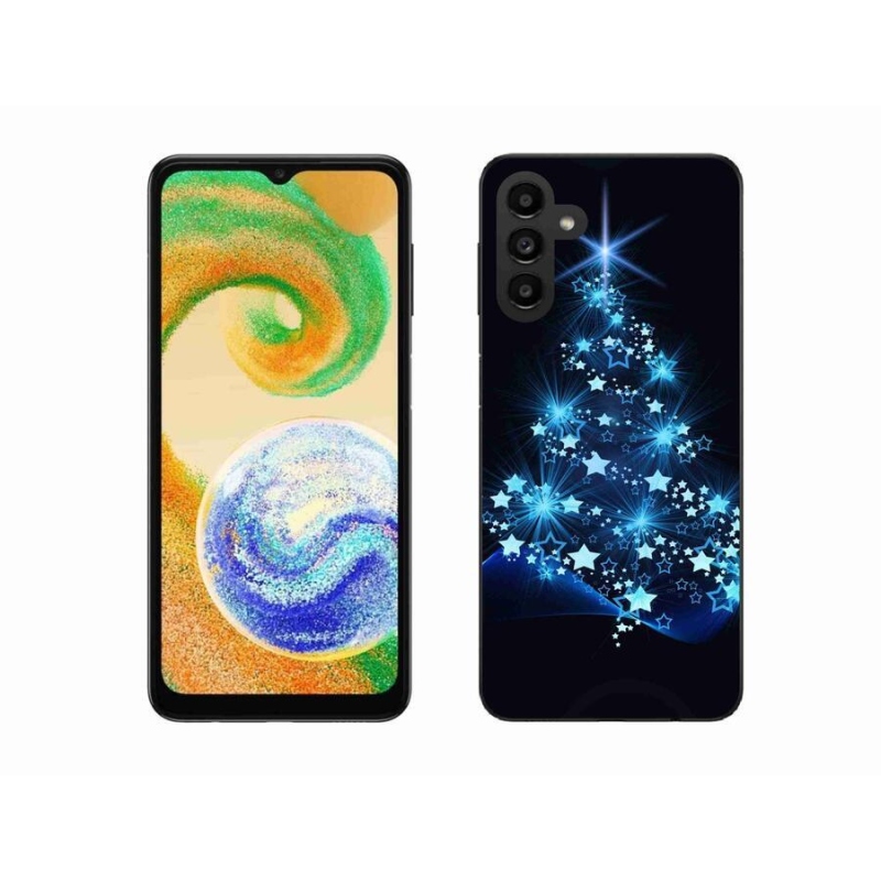 Gélový kryt mmCase na mobil Samsung Galaxy A04s (164.7x76.7x9.1mm) - vianočný stromček