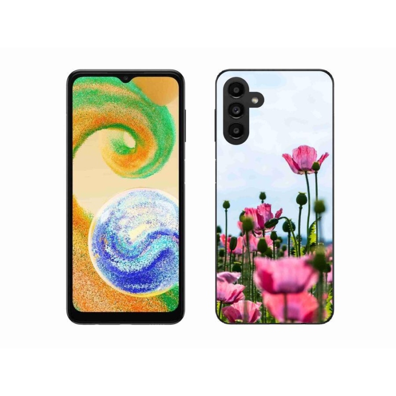 Gélový kryt mmCase na mobil Samsung Galaxy A04s (164.7x76.7x9.1mm) - vlčí mak