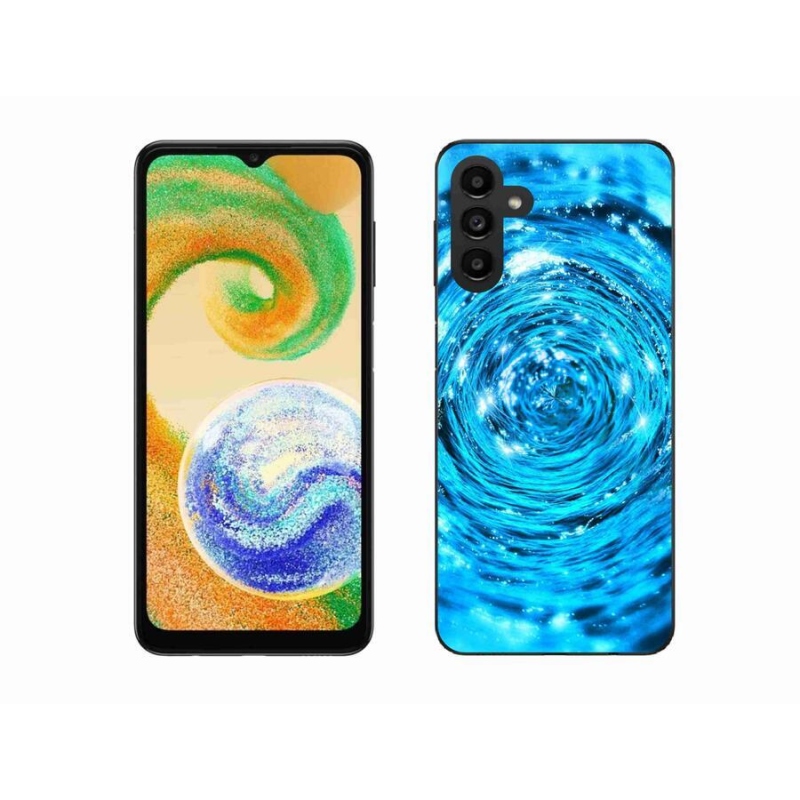 Gélový kryt mmCase na mobil Samsung Galaxy A04s (164.7x76.7x9.1mm) - vodný vír