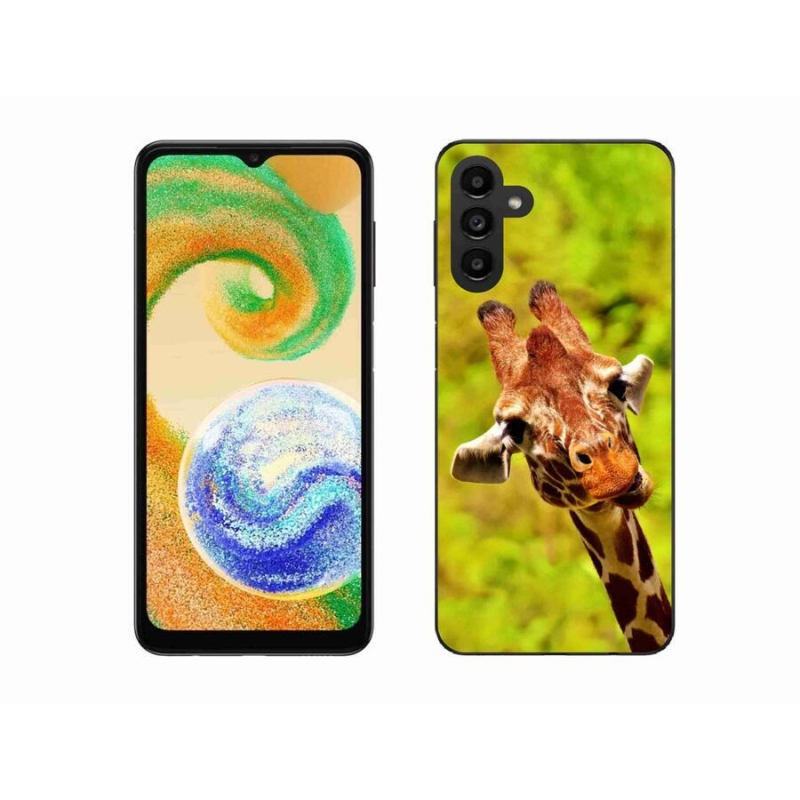 Gélový kryt mmCase na mobil Samsung Galaxy A04s (164.7x76.7x9.1mm) - žirafa