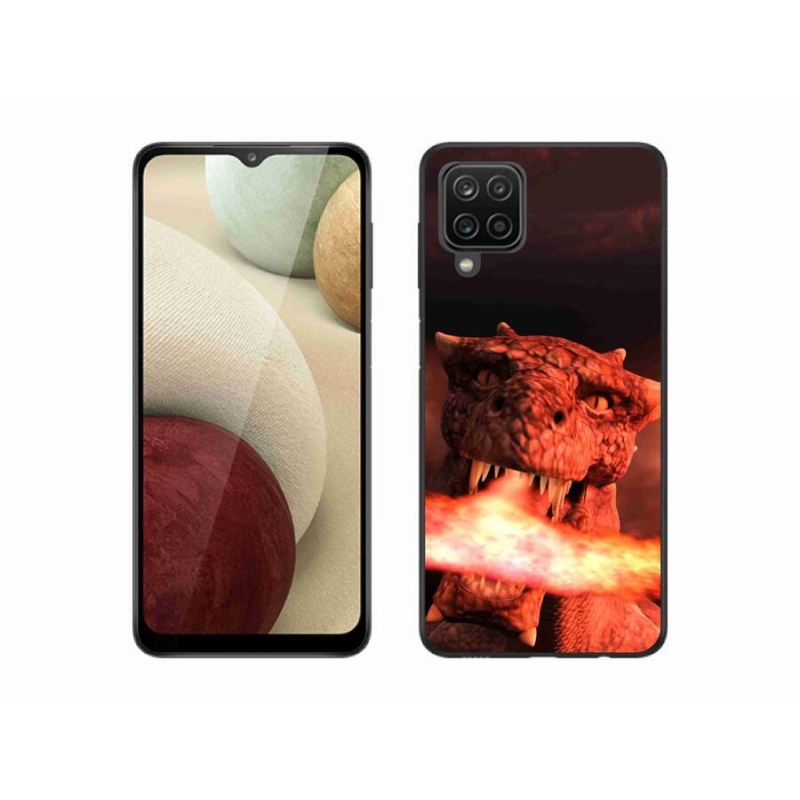 Gélový kryt mmCase na mobil Samsung Galaxy A12 - drak