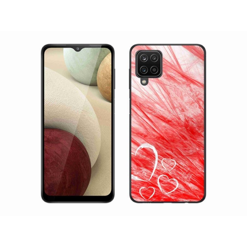 Gélový kryt mmCase na mobil Samsung Galaxy A12 - heart