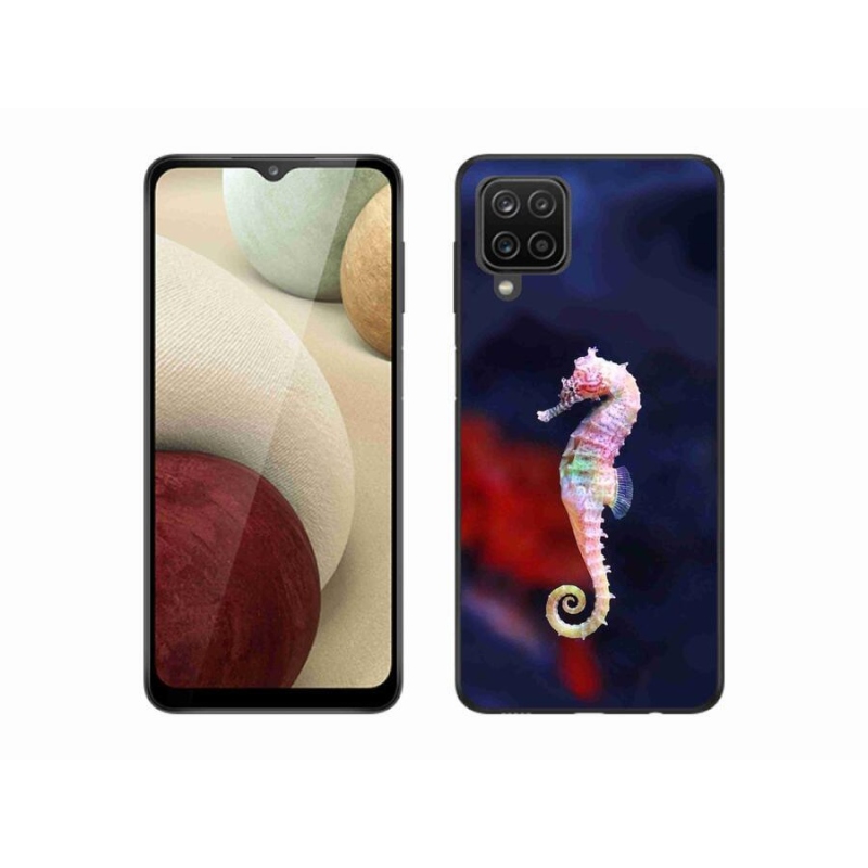 Gélový kryt mmCase na mobil Samsung Galaxy A12 - morský koník