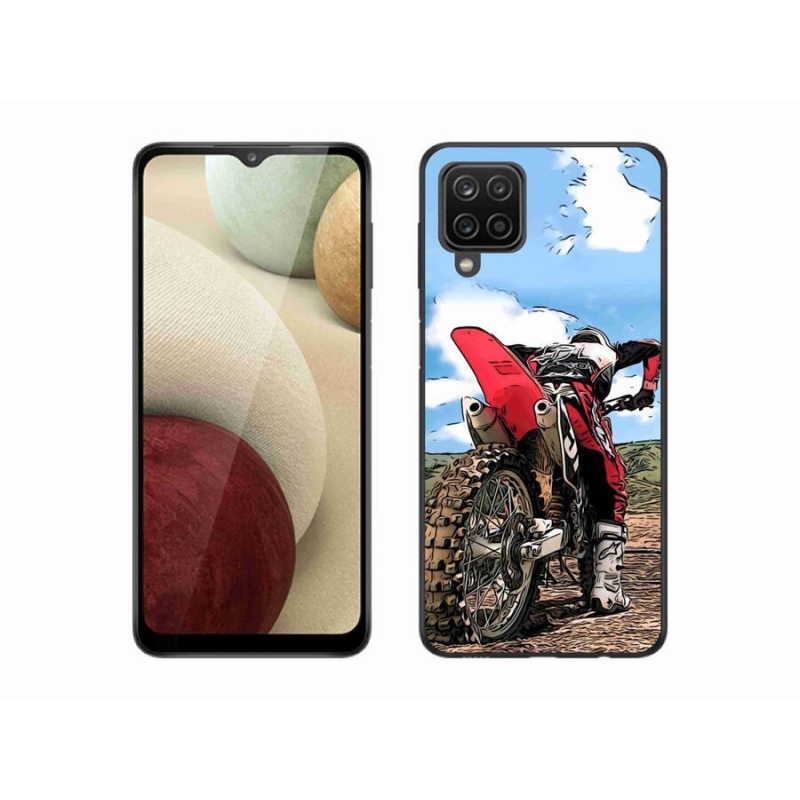 Gélový kryt mmCase na mobil Samsung Galaxy A12 - moto