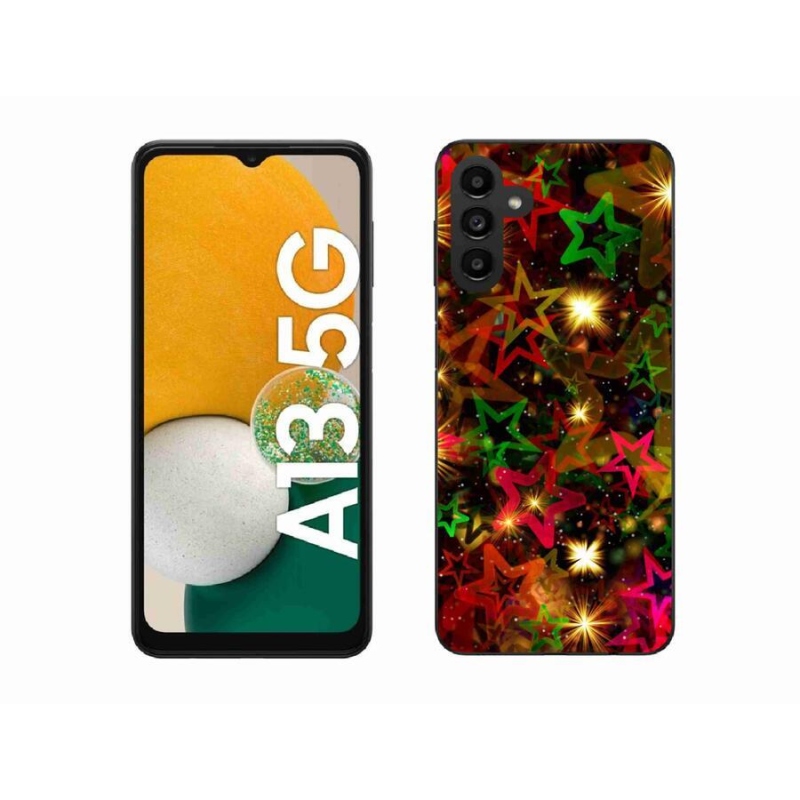 Gélový kryt mmCase na mobil Samsung Galaxy A13 5G - farebné hviezdičky