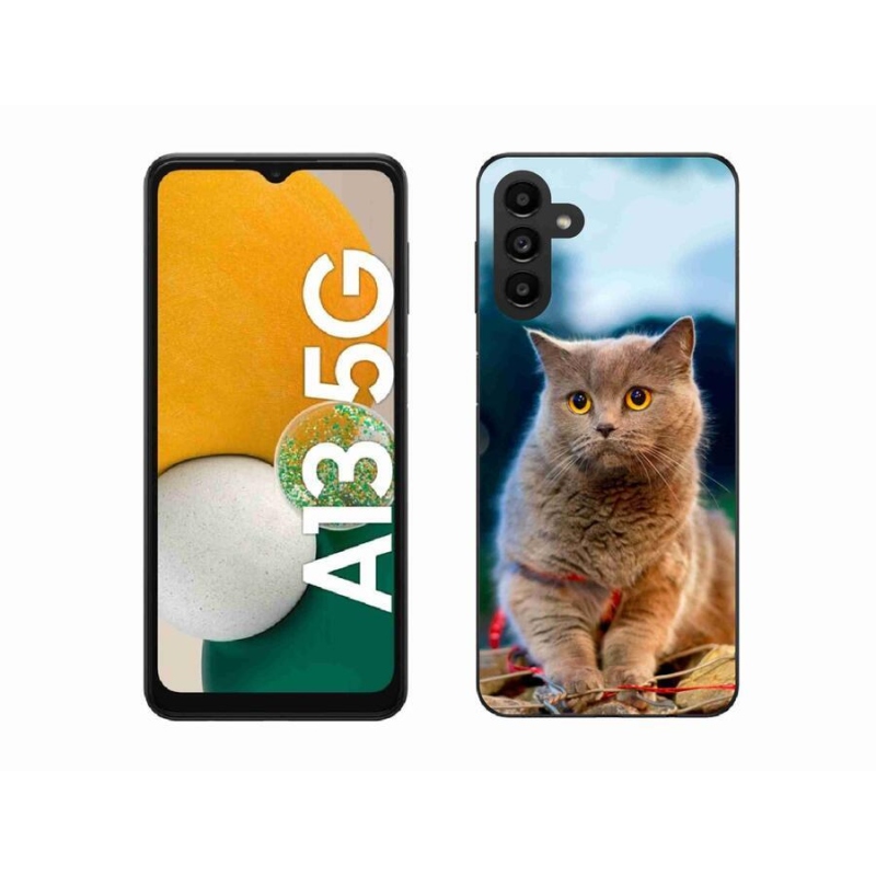 Gélový kryt mmCase na mobil Samsung Galaxy A13 5G - britská modrá 2