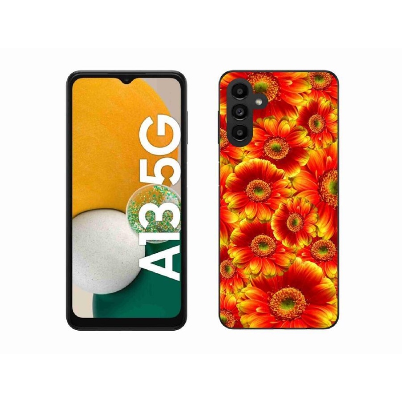Gélový kryt mmCase na mobil Samsung Galaxy A13 5G - gerbera 1