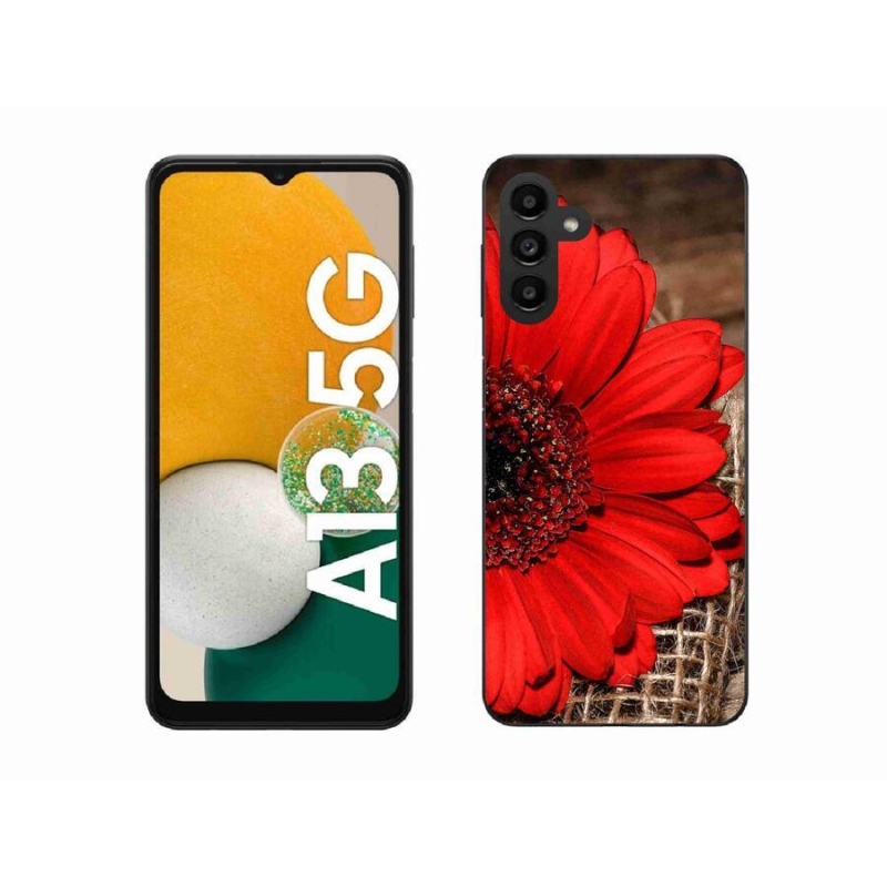 Gélový kryt mmCase na mobil Samsung Galaxy A13 5G - gerbera